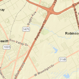 Hewitt Street Map