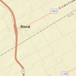 Riesel Street Map