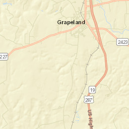 Grapeland Street Map