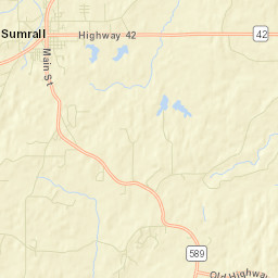 Sumrall Street Map