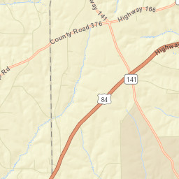 Curtis Alabama Street Map