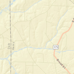 Kirklands Crossroads Alabama Street Map