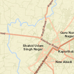 Kapurthala Street Map