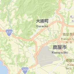Kanoya Street Map