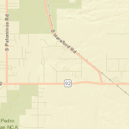Palominas Arizona Street Map