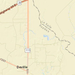 Deville Street Map