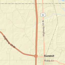 Summit Street Map