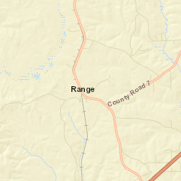 Range Alabama Street Map