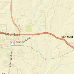 Andalusia Alabama Street Map
