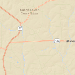 Damascus Alabama Street Map