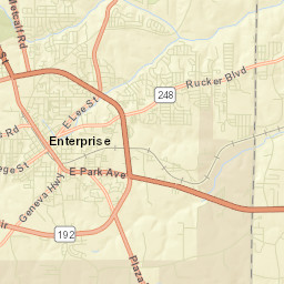 Wooddale Alabama Street Map