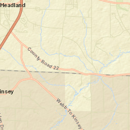 Walden Pond Estates Alabama Street Map