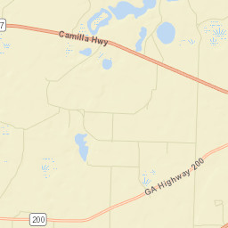 Baker County Street Map
