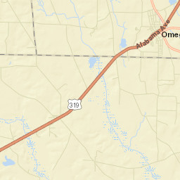 Omega Street Map