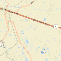 Willacoochee Street Map