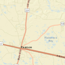 Atkinson County Street Map