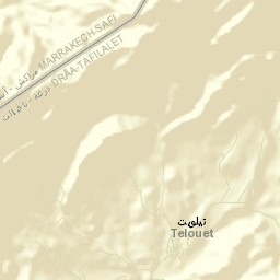 Telouet Street Map