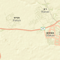 Ofaqim Street Map