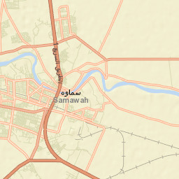 As Samawah Street Map