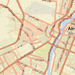 Ahvaz Street Map