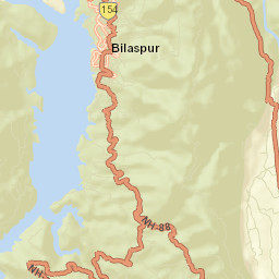 Bilaspur Street Map