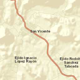 San Vicente Street Map