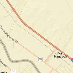 Fort Hancock Street Map