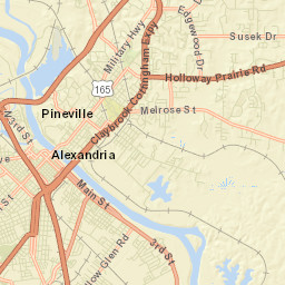 Alexandria Street Map