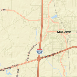 McComb Street Map