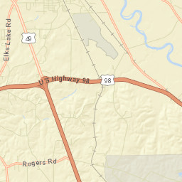 126-158 Old Airport Rd Hattiesburg Street Map