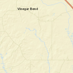 Burbank Alabama Street Map