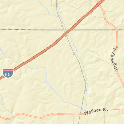 Wallace Alabama Street Map