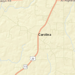 Carolina Alabama Street Map