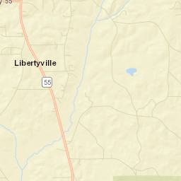 Libertyville Alabama Street Map