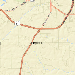 Onycha Alabama Street Map