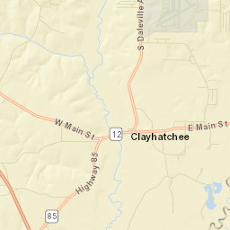 Clayhatchee Alabama Street Map