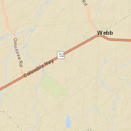 North Cowarts Alabama Street Map