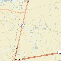 Nahunta Street Map