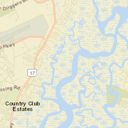 Country Club Estates Street Map