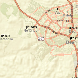 Beersheba Street Map