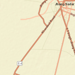 Jhang Sadar Street Map