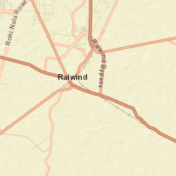 Raiwind Street Map