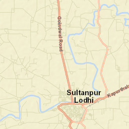 Sultanpur Lodhi Street Map