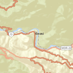 Seoni Street Map