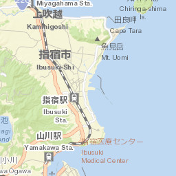 Ibusuki Street Map