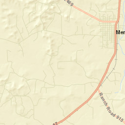 Mertzon Street Map