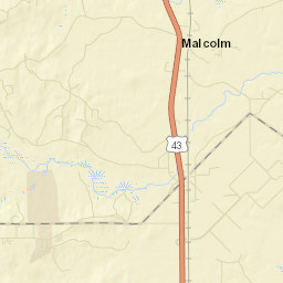 Fairford Alabama Street Map