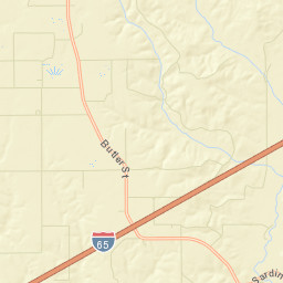 Sardine Alabama Street Map