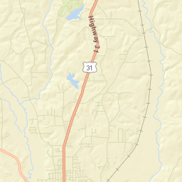 Kirkland Alabama Street Map