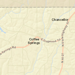 Chancellor Alabama Street Map